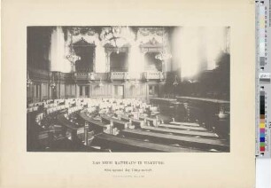 Sitzungssaal der Bürgerschaft : das neue Rathhaus in Hamburg