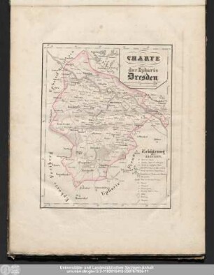 Charte der Ephorie Dresden