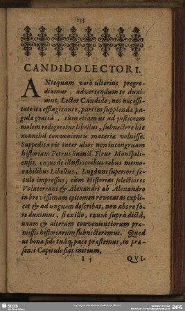 Candido Lectori