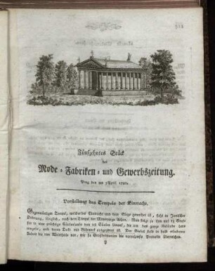 Fünfzehntes Stück. Prag den 9ten April 1788.