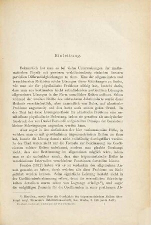 Über die Reihenentwickelungen der Potentialtheorie