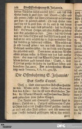 Die Offenbarung S. Johannis.