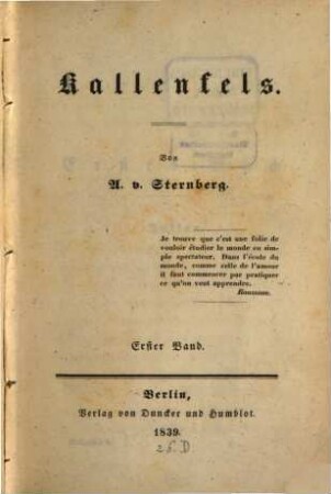 Kallenfels, 1