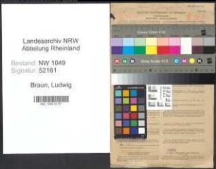Entnazifizierung Ludwig Braun , geb. 14.01.1903 (Dachdecker)