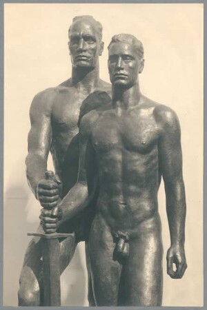 Krieger-Ehrenmal Stralsund, Detail, 1934/35, Bronze