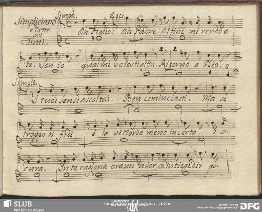 Recitativo: Ah figlio