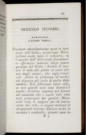 OPUSCOLO SECONDO.