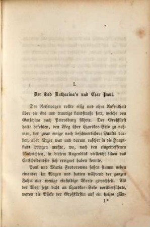 Czar Paul, 2,2. Czar Paul und sein Volk ; 2