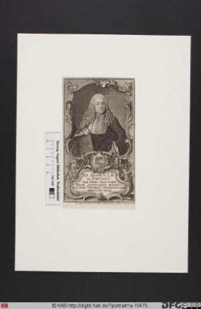 Bildnis Johann Adam Ickstatt (1745 Reichsfrhr. von)
