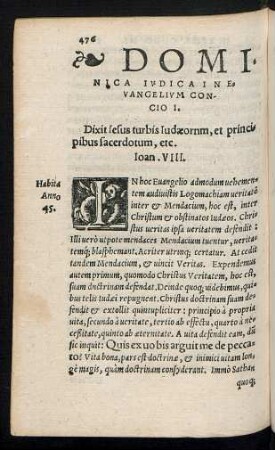 Dominica Iudica In Evangelium Concio ...