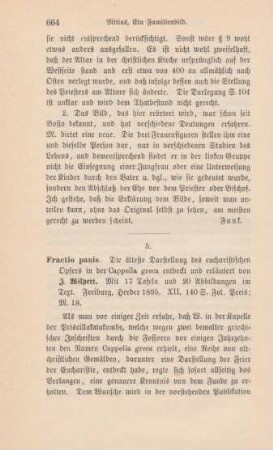 664-667 [Rezension] Wilpert, Joseph, Fractio panis