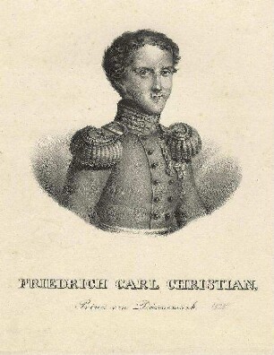 Bildnis von Friedrich VII. (1808-1863), König von Dänemark