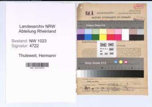 Entnazifizierung Hermann Thuleweit , geb. 07.01.1904 (Verw.Angest.)