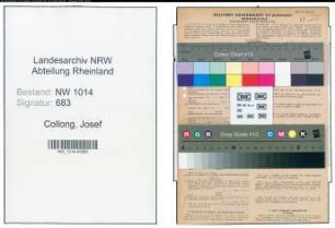 Entnazifizierung Josef Collong , geb. 07.05.1901 (Kaufmaennischer Angestellter)