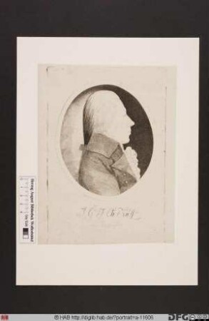 Bildnis Johann Georg Friedrich Christoph Frhr. Kreß (von Kressenstein)