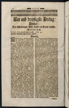 514-547, Ein und dreysigste Predig - Fünff unf dreyßigste Predig