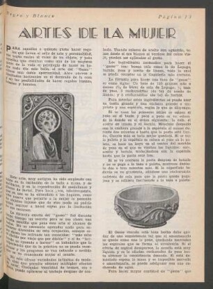 Artes de la mujer