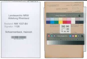 Entnazifizierung Heinrich Schoennenbeck , geb. 02.11.1893 (Landwirt)