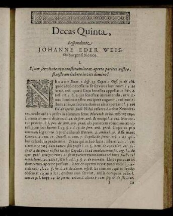 Decas Quinta