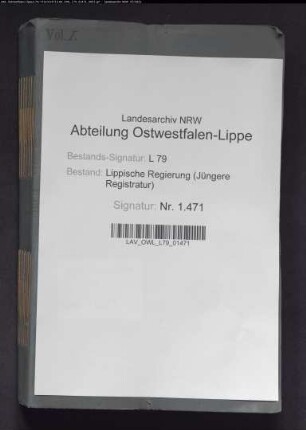 Gewerbliche Abgaben in der Stadt Detmold, Band 1