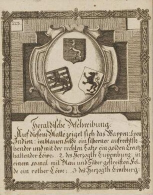 [Heraldische und Historische Beschreibung Indiens]