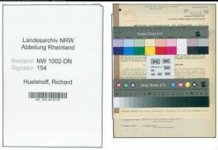 Entnazifizierung Richard Huelshoff, geb. 15.09.1890 (Prokurist)