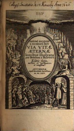 Antoni Svcquet E Societate Iesv Via Vitae Aeternae