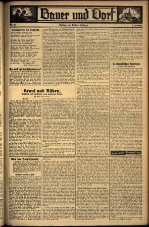 Zweite Ausgabe vom Freitag, den 02. Februar 1934.