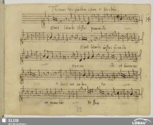 Crecquillon, Thomas: Sint lumbi vestri praecincti