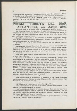 Poema turista del mar atlántico