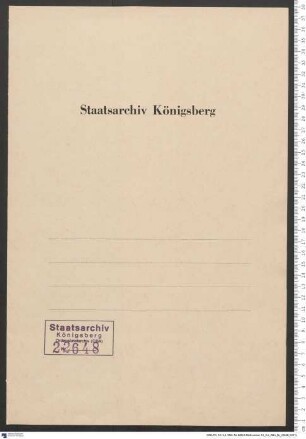 Hochmeister an Meister in Livland: Geleitung der russischen Subsidien von Pleskau bis Memel. Entwurf. --- 1519 eodem.