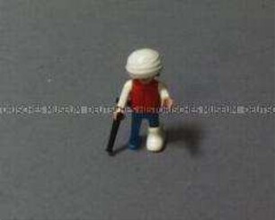 Patient mit Kopfverband und Krücke (klein) (Playmobilspielzeug "Krankenstation")