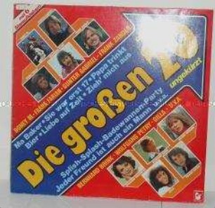 Deutsche Schlager "Die großen 20", Plattenhülle