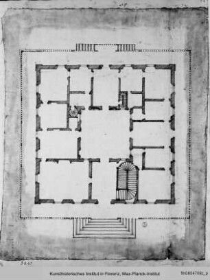 Grundriss Villa aus Originaltraktat