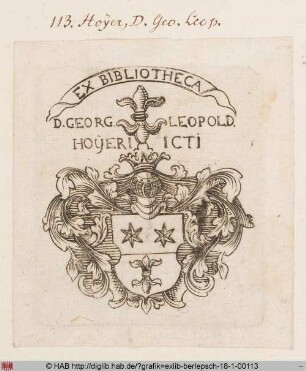 Wappen des Georg Leopold Hoyer