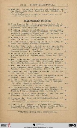 Bibliophilen-Drucke (Nr. 27-490)