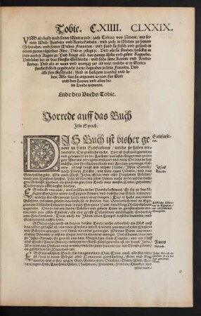 Vorrede auff das Buch Jesu Syrach.