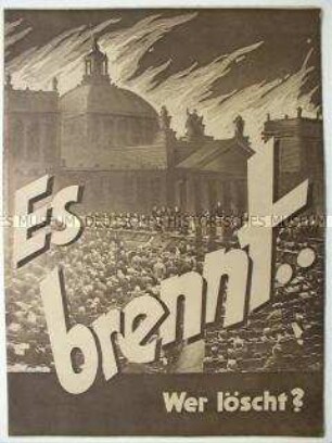 Illustrierter Sonderdruck zur Reichspräsidentenwahl 1932 für die Wahl von Hindenburg