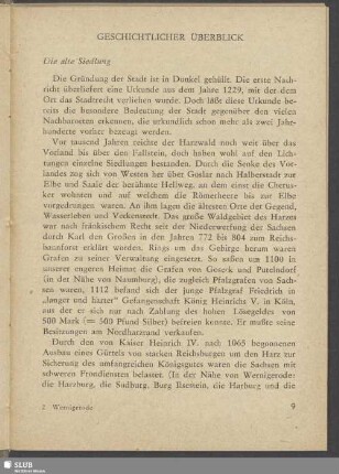 Geschichtlicher Überblick