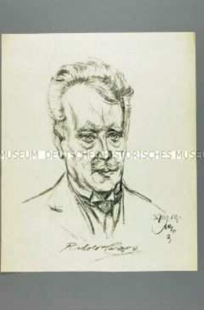 Bildnis des Schriftstellers Rudolf Herzog