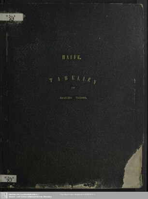 Tabellen über die Geschichte Sachsens von 1123 bis 1854