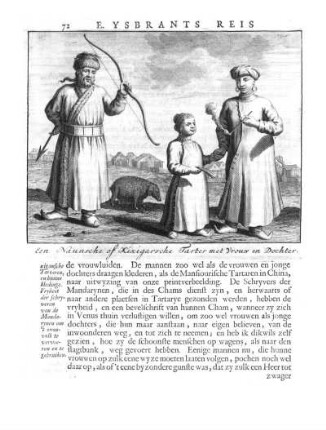 Een Naunsche of Xixigarsche Tarter met Vrouw en Dochter