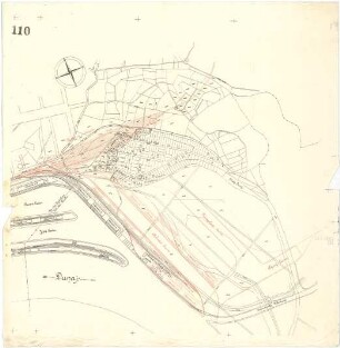 Fischer, Theodor; Pressburg (Bratislava, Slowakei); Wettbewerbs - Unterlagen - Verkehrsplan