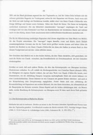 3.4. Das Kolonieprojekt in Malherbes Briefen