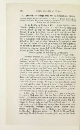 4. Friedrich der Große nach dem Siebenjährigen Krieg