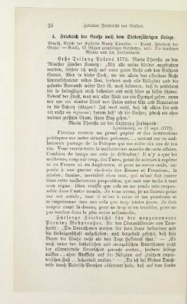 4. Friedrich der Große nach dem Siebenjährigen Krieg