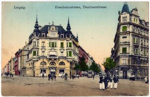 Leipzig: Eisenbahnstrasse, Tauchaerstrasse
