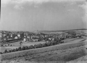 Adorf (Vogtland). Stadtansicht von Süden