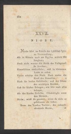 XXVII. Niobe