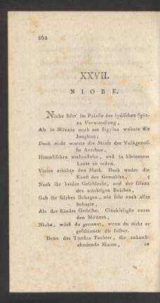 XXVII. Niobe
